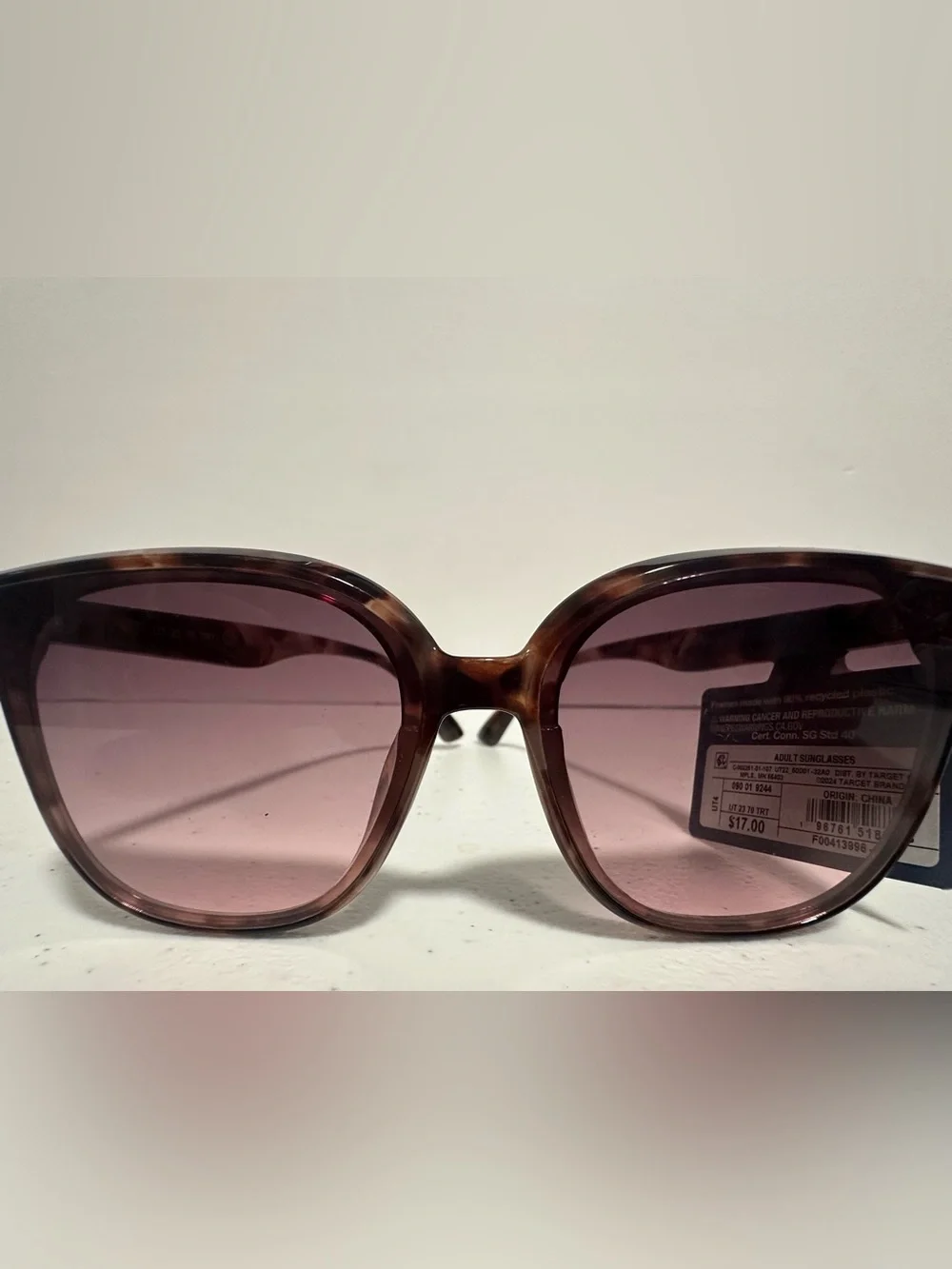 Women's Brown Gradient Lens Fashion Sunglasses